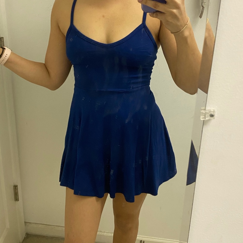 Blue dress